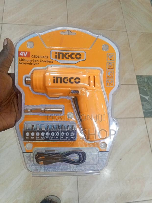 4V Lithium Ion Cordless Screwdriver - thumbnail 3