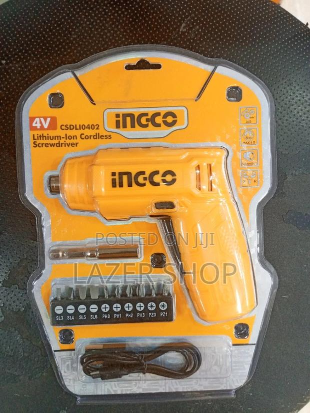 4V Lithium Ion Cordless Screwdriver - thumbnail 4