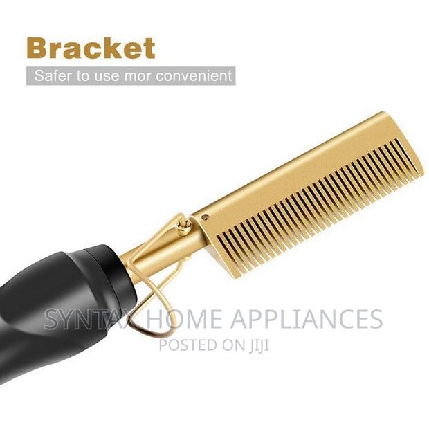 Professional Electric Hot Press Comb Hair Straightener