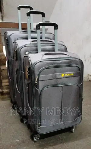 3 PCS Pioneer Travel Suit Case Hardbody