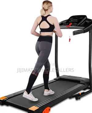 Folding Electric Treadmill Fitness Machine Flexible Running