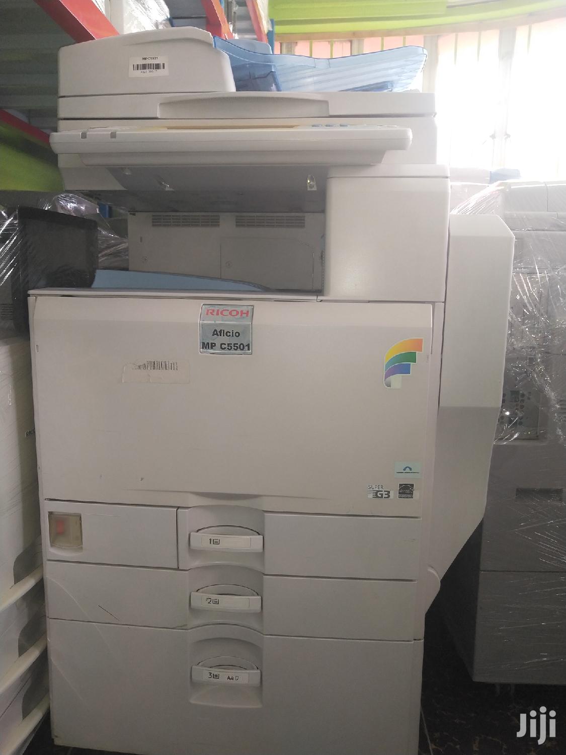 Coloured Ricoh Aficio Mp C 5501 Photocopier Machine