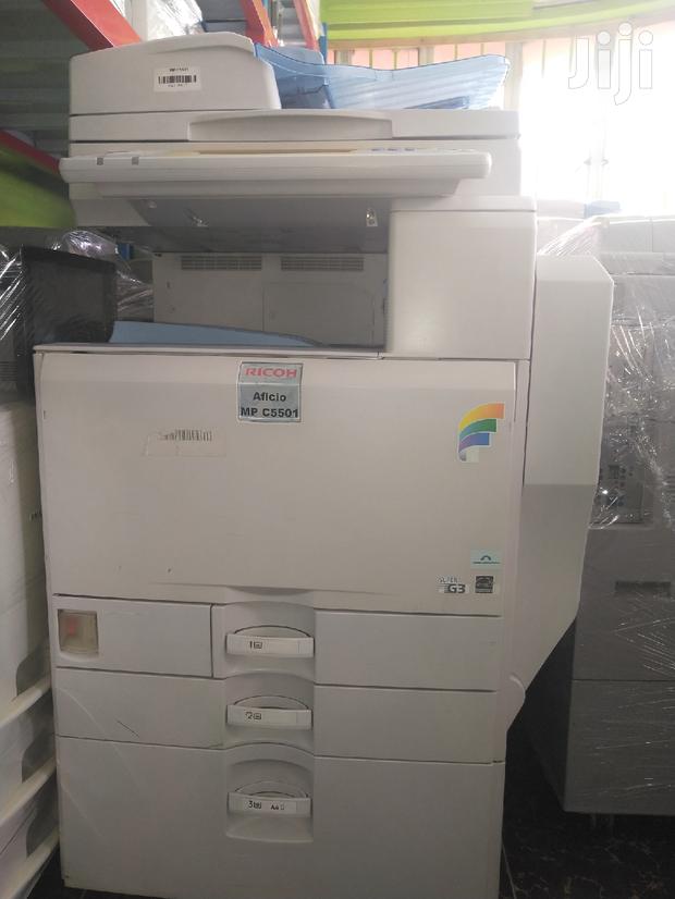 Coloured Ricoh Aficio Mp C 5501 Photocopier Machine