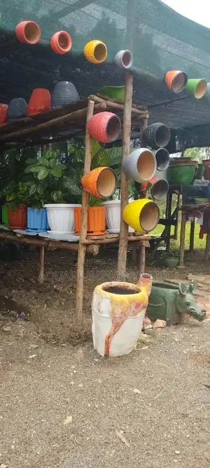 Medium Sized Clay Flower Pots,Decor Pots
