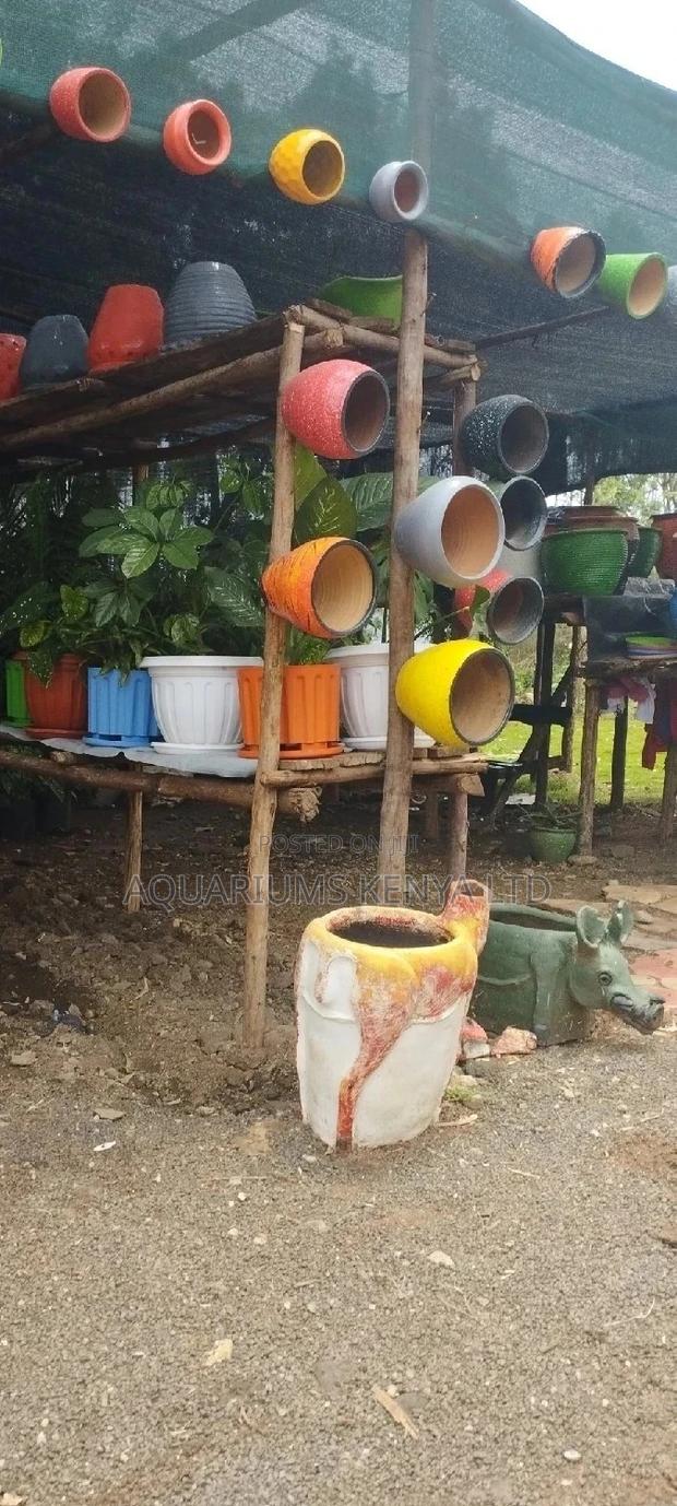Medium Sized Clay Flower Pots,Decor Pots
