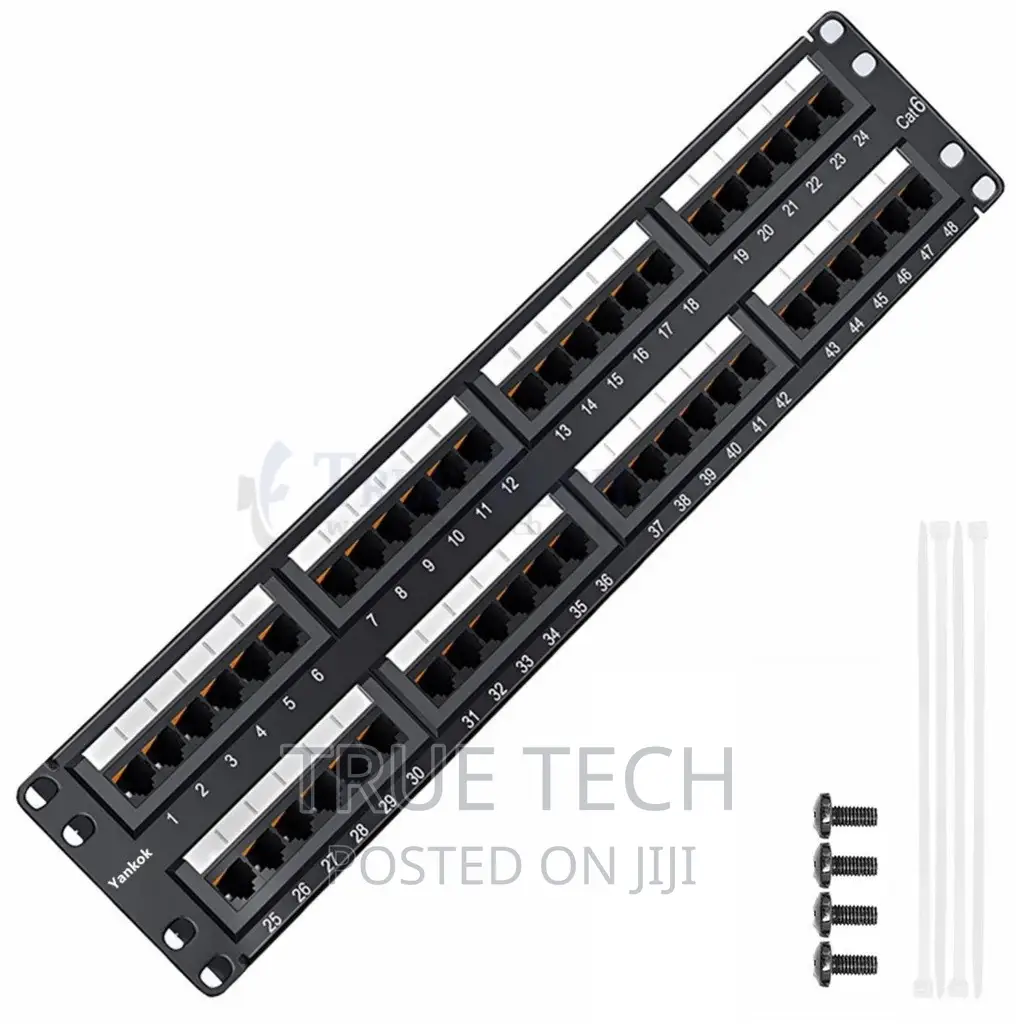 48 Port Cat-6 Network Patch Panel