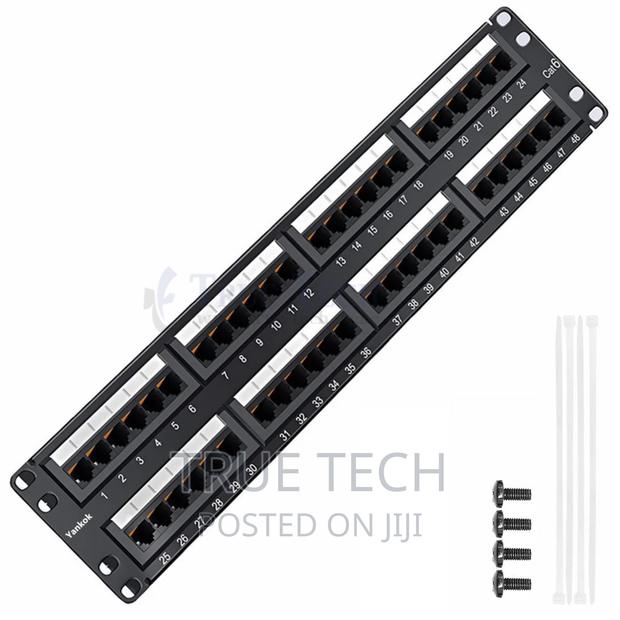 48 Port Cat-6 Network Patch Panel - main view