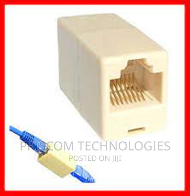 RJ45 Connector Ethernet Cable Joiner Coupler Straight - main view