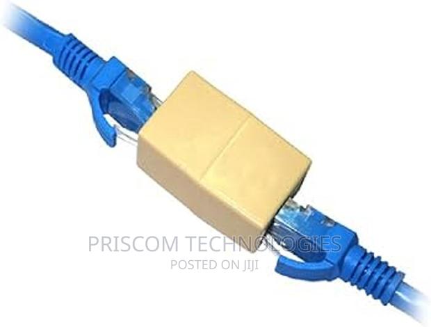 Ethernet Lan Cable Connector, RJ45 CAT 5 5E Extender Plug - thumbnail 3