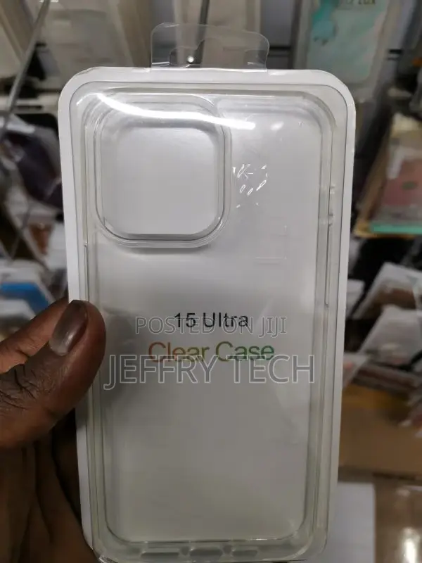 iPhone 15 Ultra Case From the Clear Series in Transpare