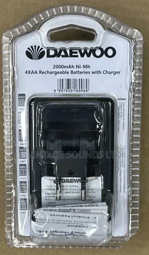 Daewoo Rechargeable Battery AA With Charger