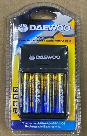 Daewoo Rechargeable Battery AA With Charger