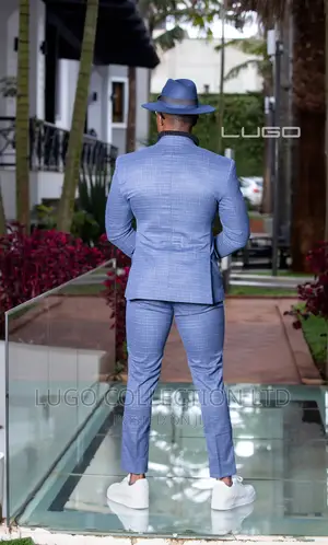 Men’S Suits.Custom Made Blue Slim Fit Suits