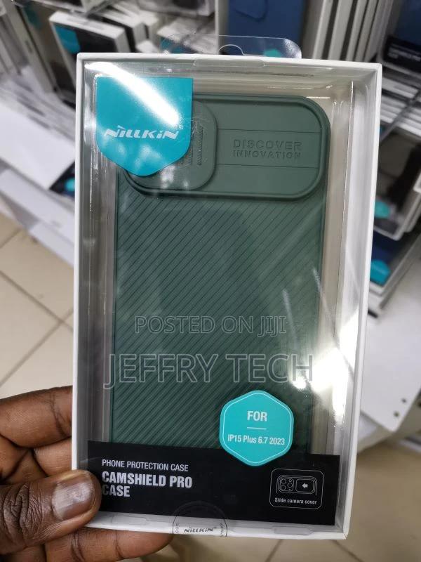 iPhone 15 Plus Case With Sliding Camera Cover [Upgraded Lens