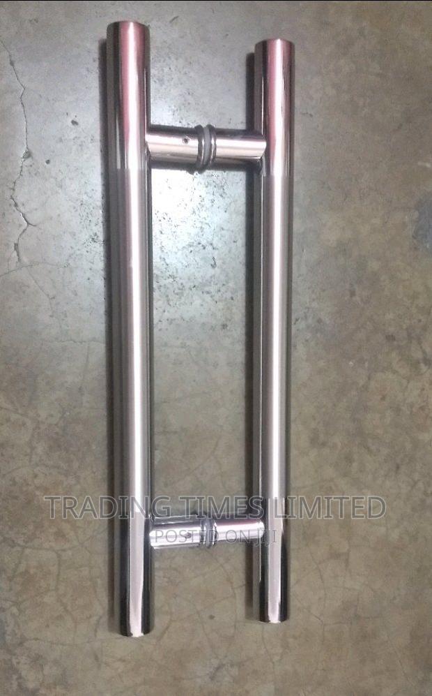 H- Like Stainless Steel Straight Door Hangle -6 Ft( 180mm)