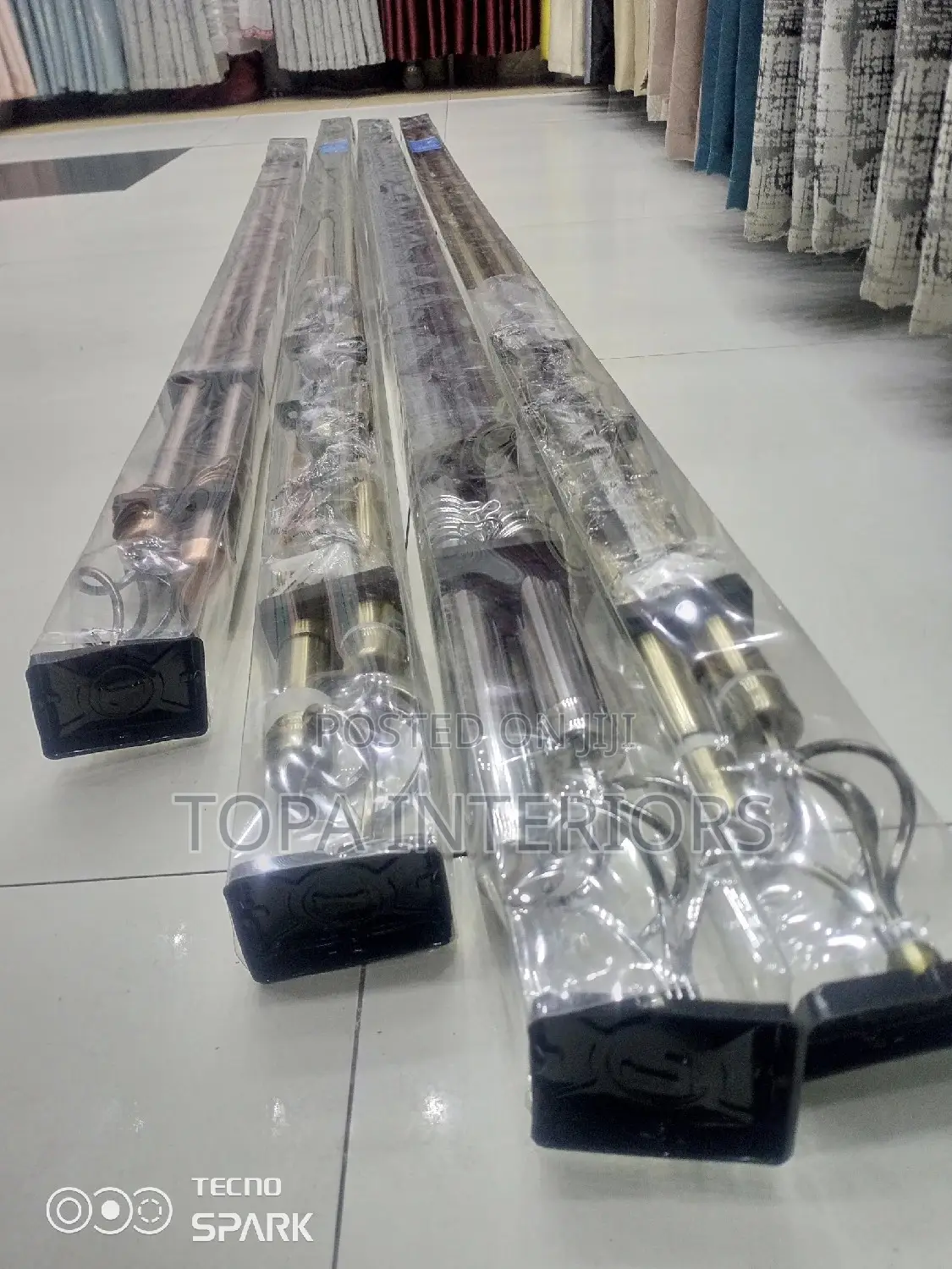 4m Double Adjustable Curtain Rods 4m Double Curtain Rods