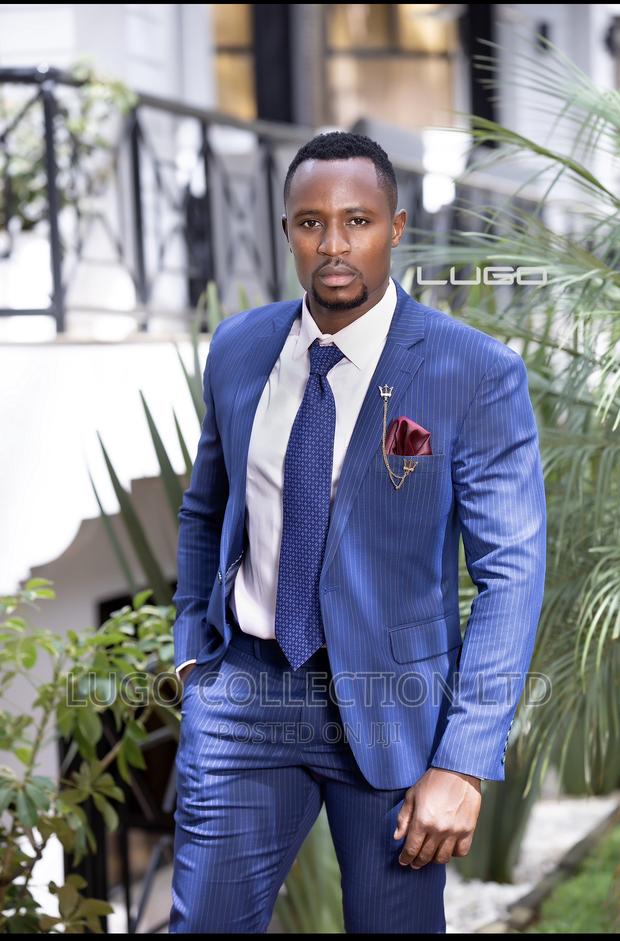 Mens Suit.Pinstripe Suit - main view