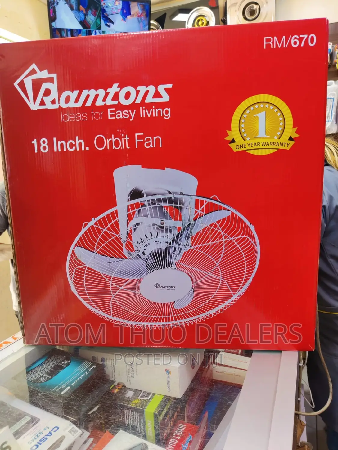 *Ramtons 18" Orbit Fan (Steel Blades) 