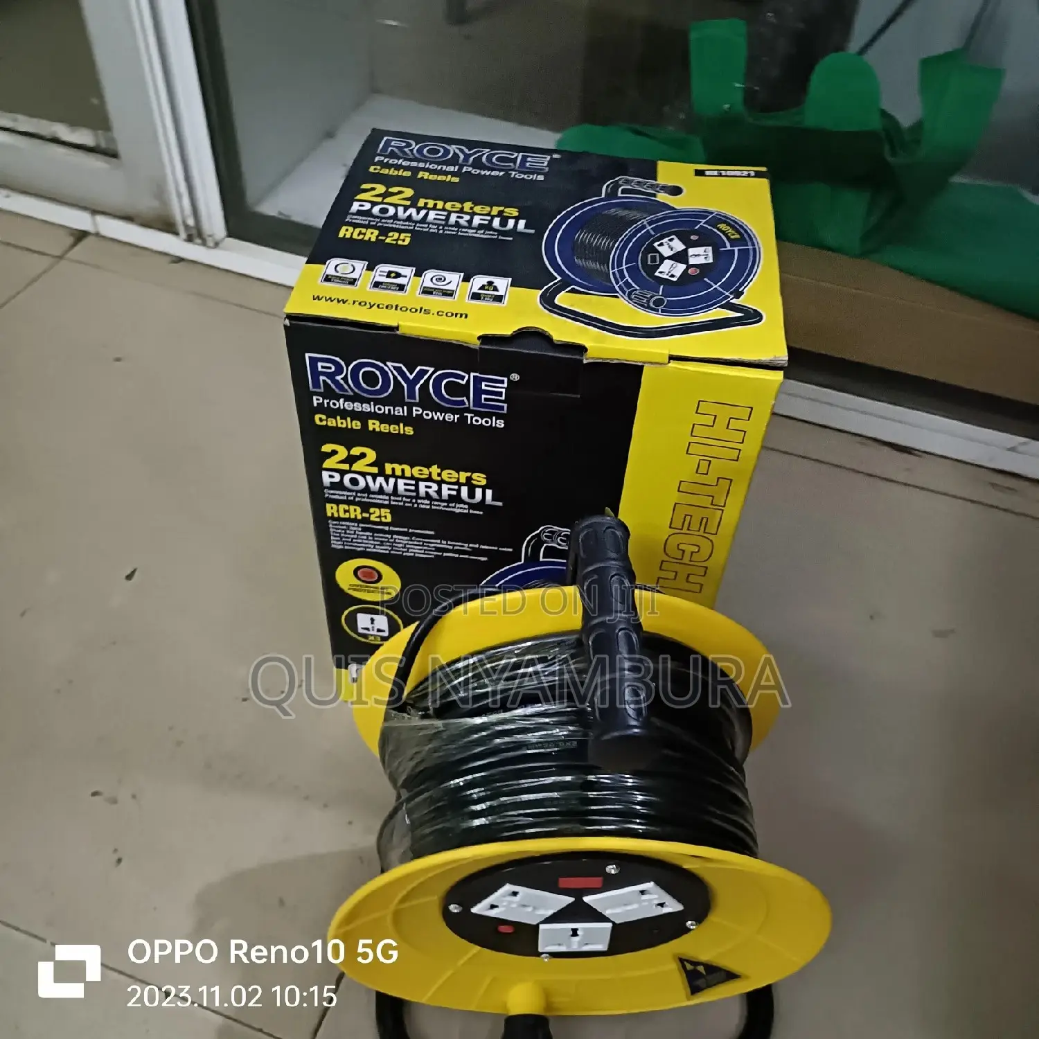 Extension Cord Cable/Electric Reels Cable 22m