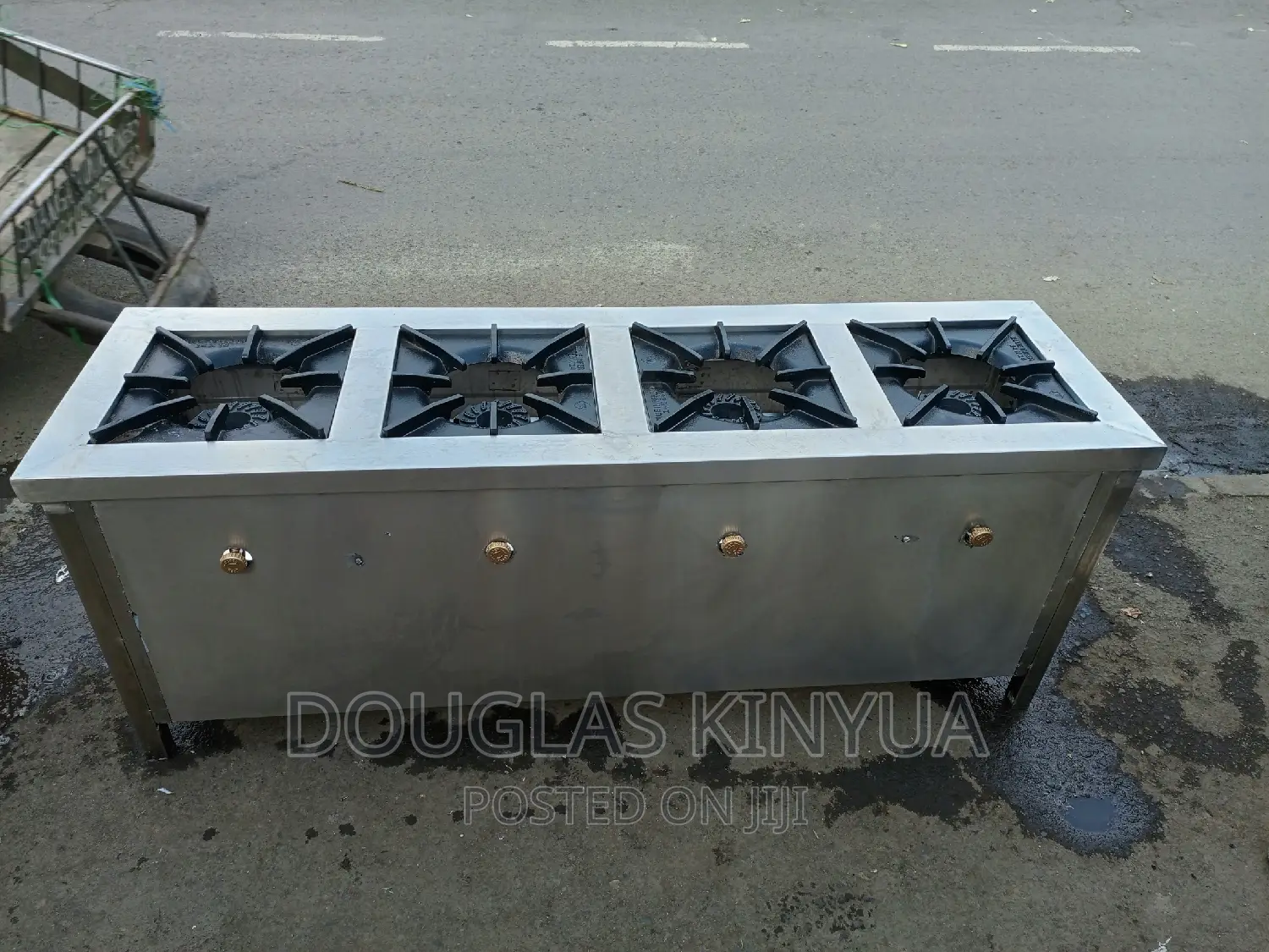 Modern Commercial Gas Cooker Stainless Steel.