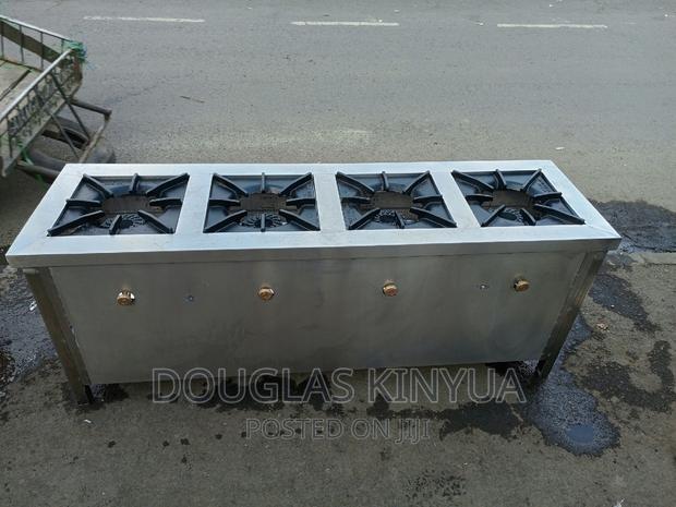 Modern Commercial Gas Cooker Stainless Steel.