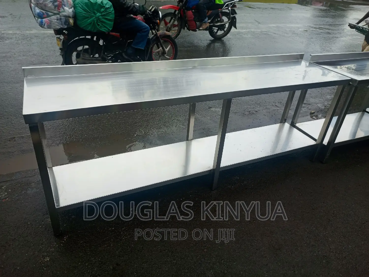 Commercial Working Tabletop Stainless Steel.