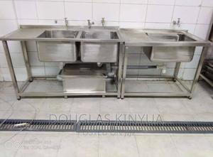 Modern Commercial Sink Double and Single Bowl. - main view