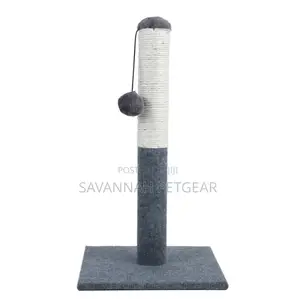 Simple Jute Cat Scratching Post With Hanging Toy 0.67m