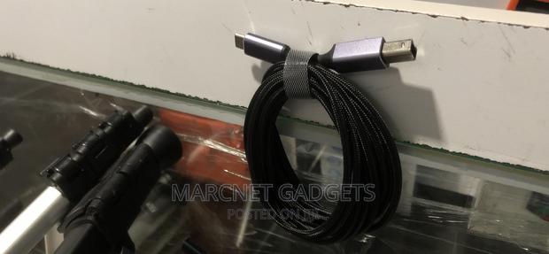 Metallic Shielded Strong USB C to USB B Printer Cable - main view