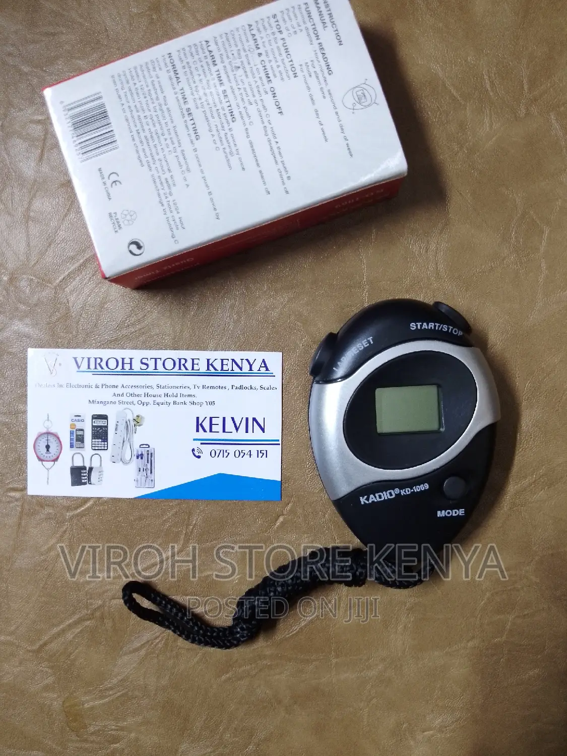 KADIO 1069 Digital Stopwatch With Alarm and Timer