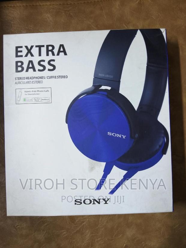 Sony Extra Bass Wired Headphones - main view