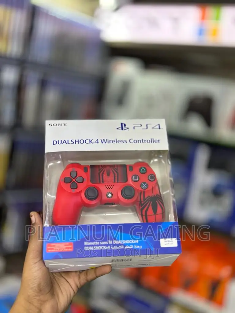 Spiderman Themed Ps4 Controller