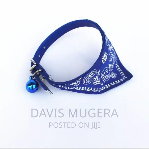 Multi Color Dog Scarf Collar Adjustable Soft Pet Collars - thumbnail 3