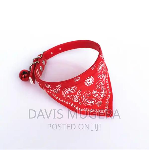 Multi Color Dog Scarf Collar Adjustable Soft Pet Collars - thumbnail 4