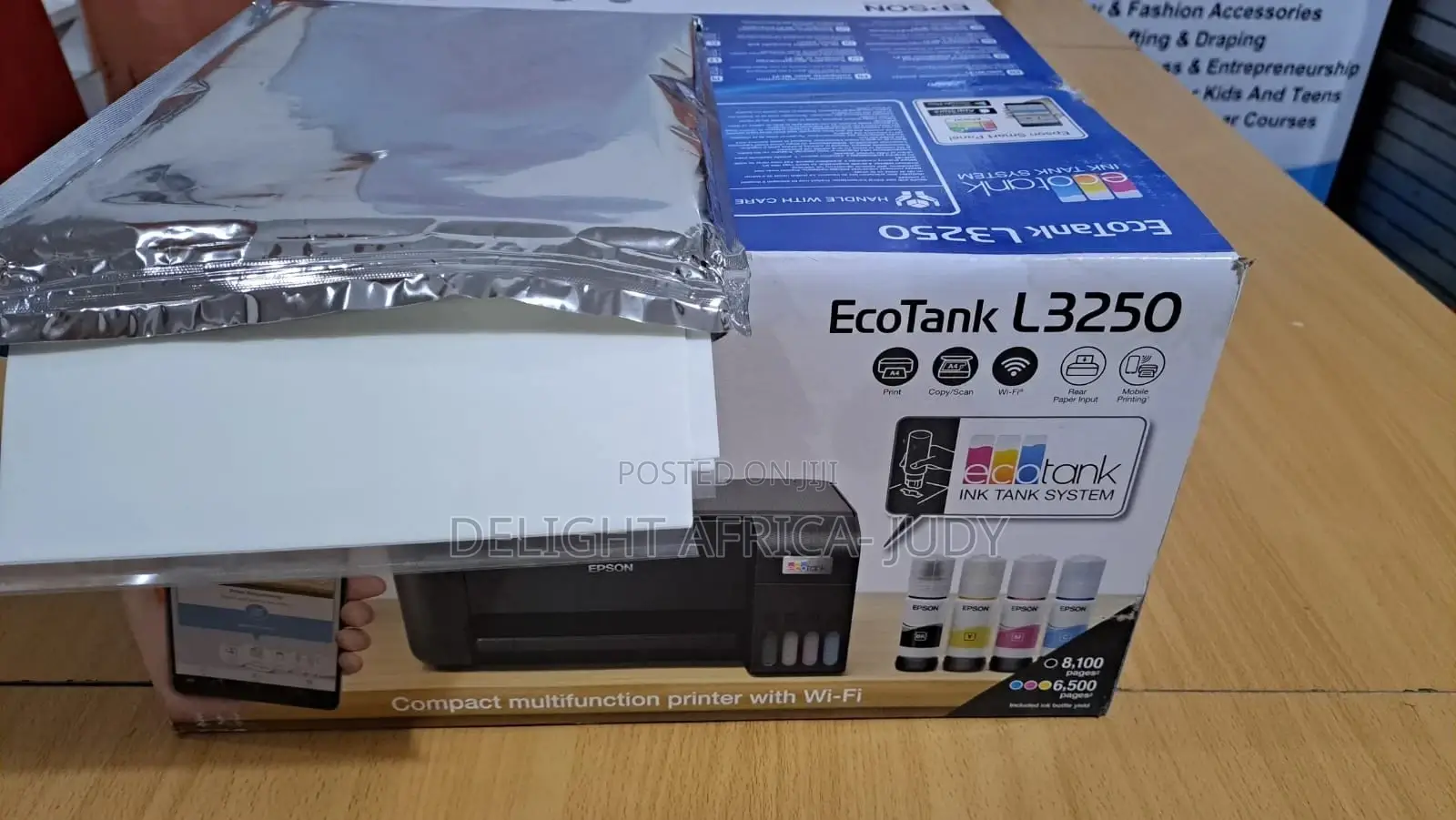 Epson Ecotank L3250 A4 Wi-Fi All-in-One Ink Tank Printer