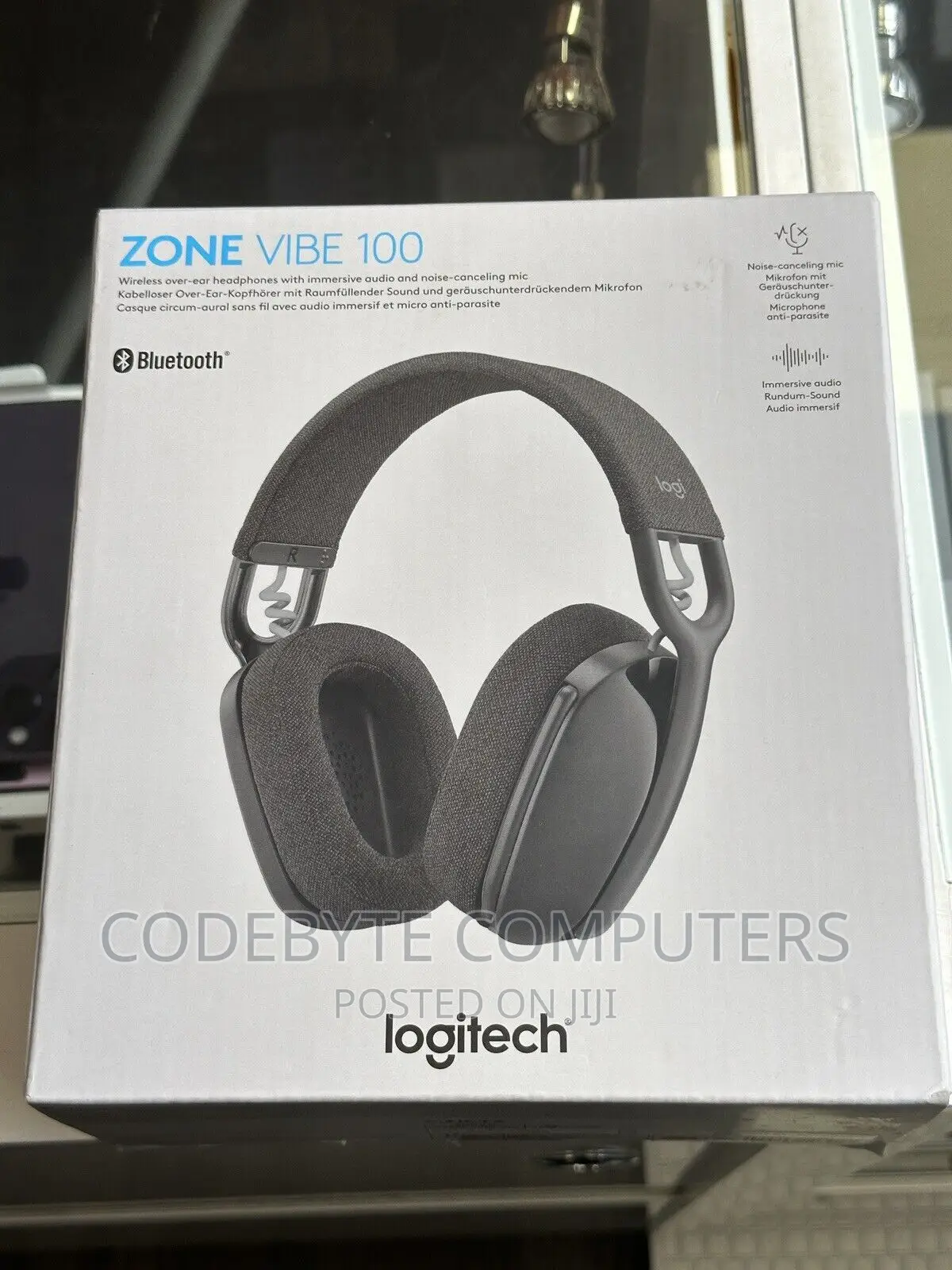 Logitech Zone Vibe 100 Wireless Over the Ear Headphones