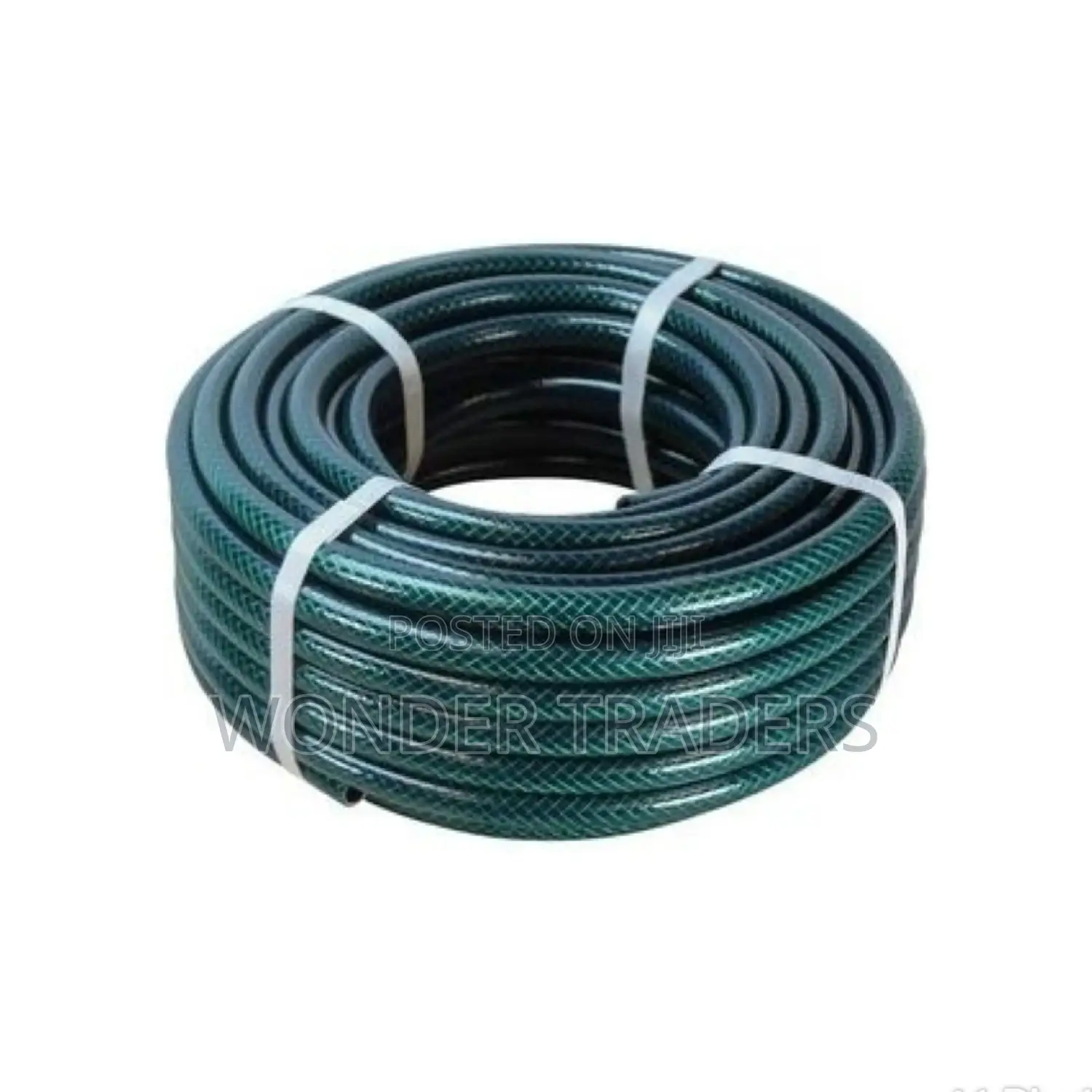 Green Braided Hosepipe 1/2"50m