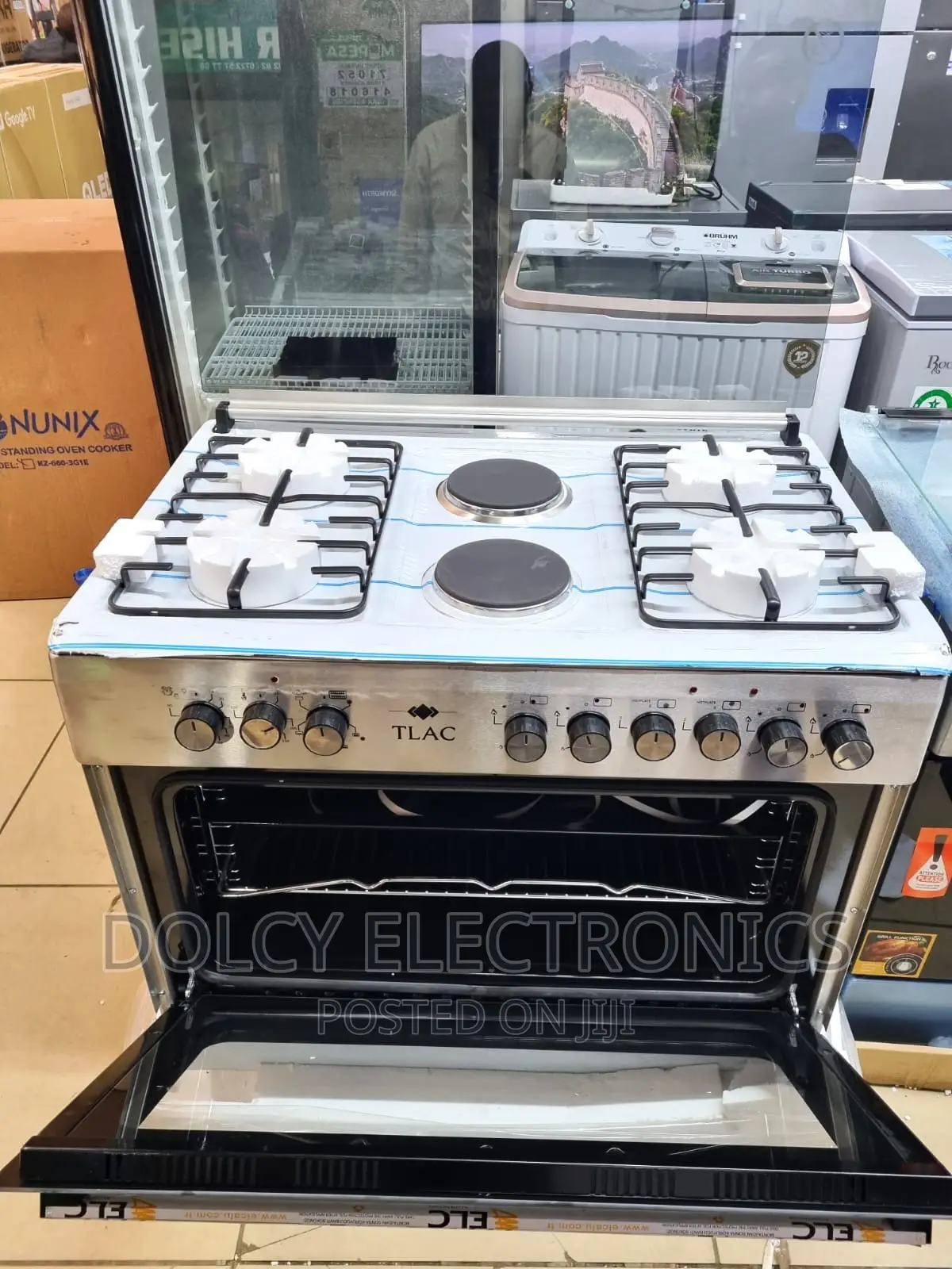 TLAC Standing Cooker, 90cm X 60cm, 4 + 2, Electric Oven