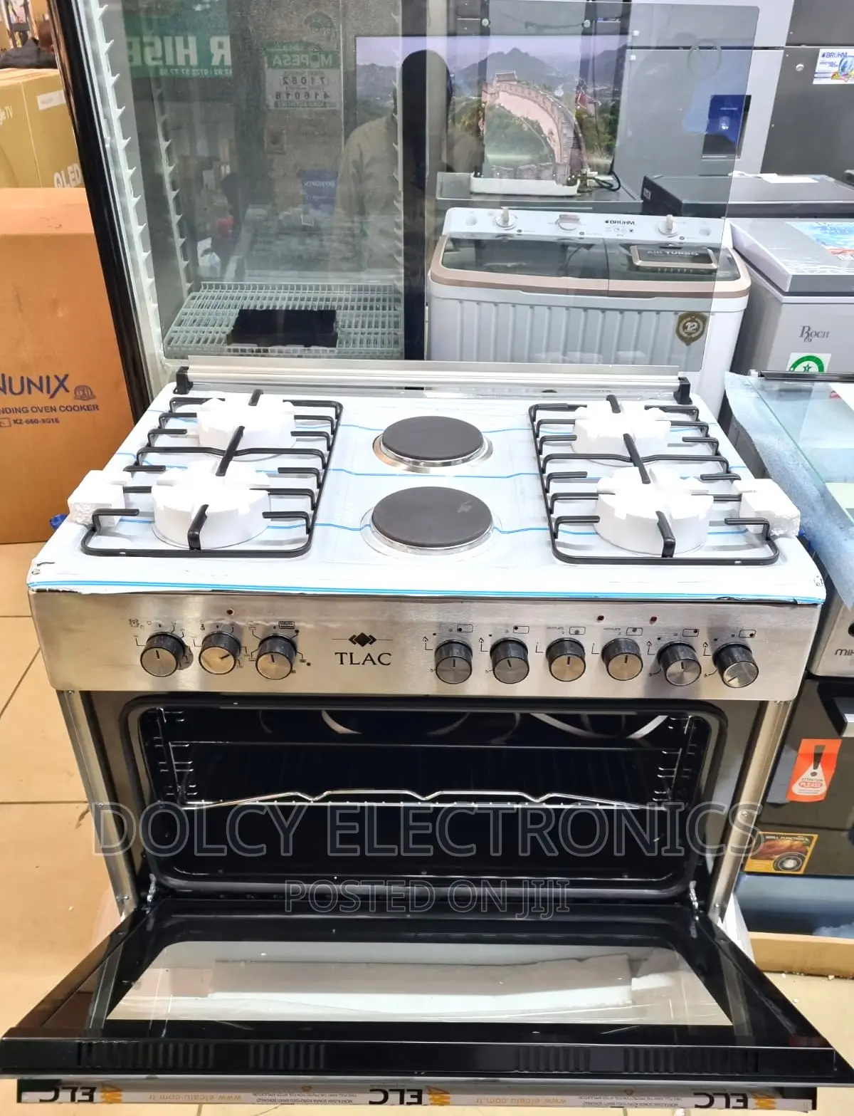 TLAC Standing Cooker, 90cm X 60cm, 4 + 2, Electric Oven