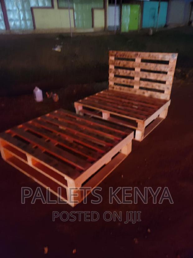 Pallet Bed- 4*6 Detachable and Blazed Pallet Bed. (EN#6R,02) - thumbnail 2