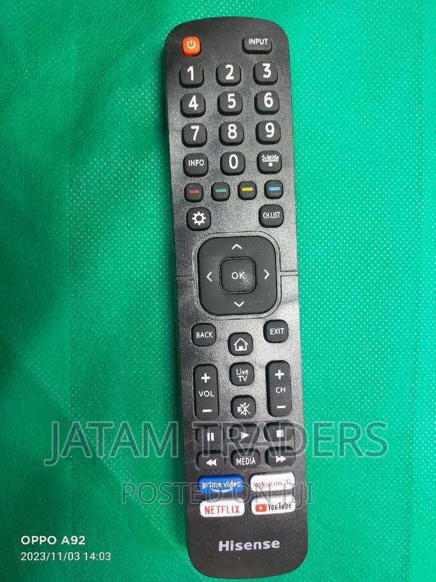 Hisense Smart Remote Control, With Prime Video
