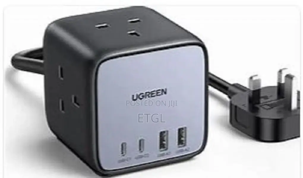 ,UGREEN Diginest Cube Power Strip (3 AC Outlets + 65W 2A2C)