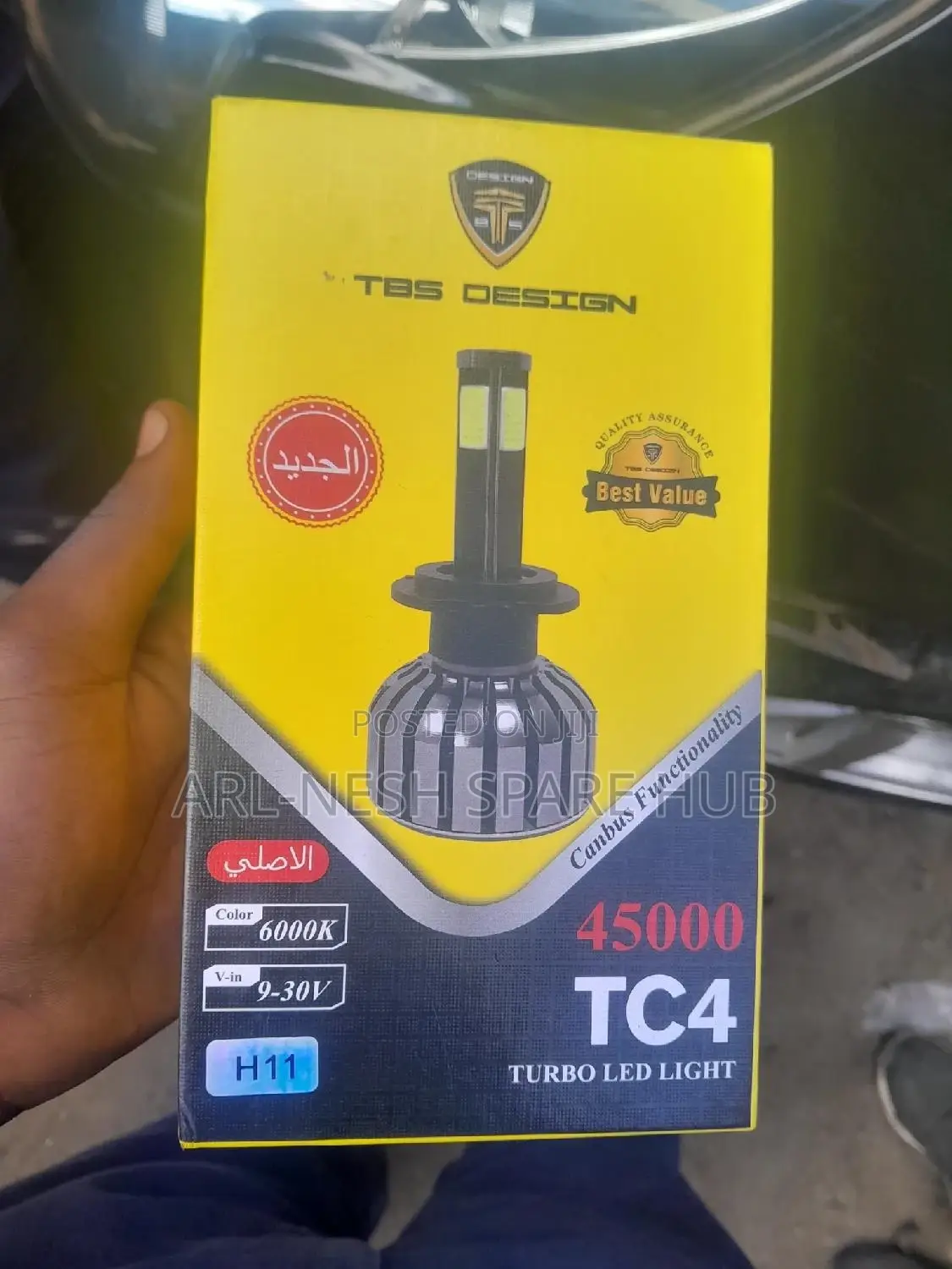 Headlight L.E.D Bulbs 4500 Watts