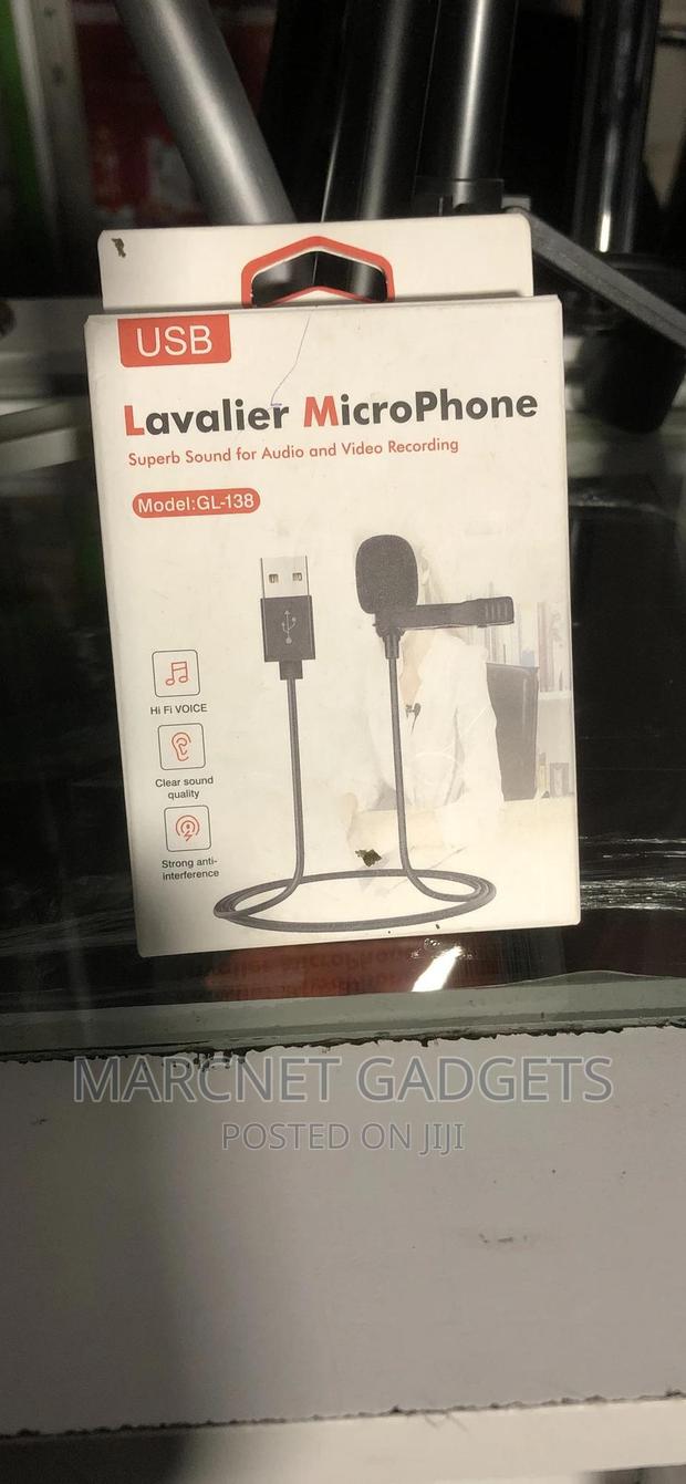 USB Lavelier Lapel Noise Cancel Microphone for Computer Use - main view