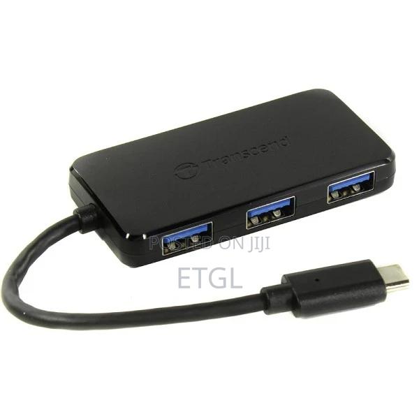 Transcend 4-Port HUB USB 3.1 Gen 1 Type C, Black - TS-HUB2C - main view