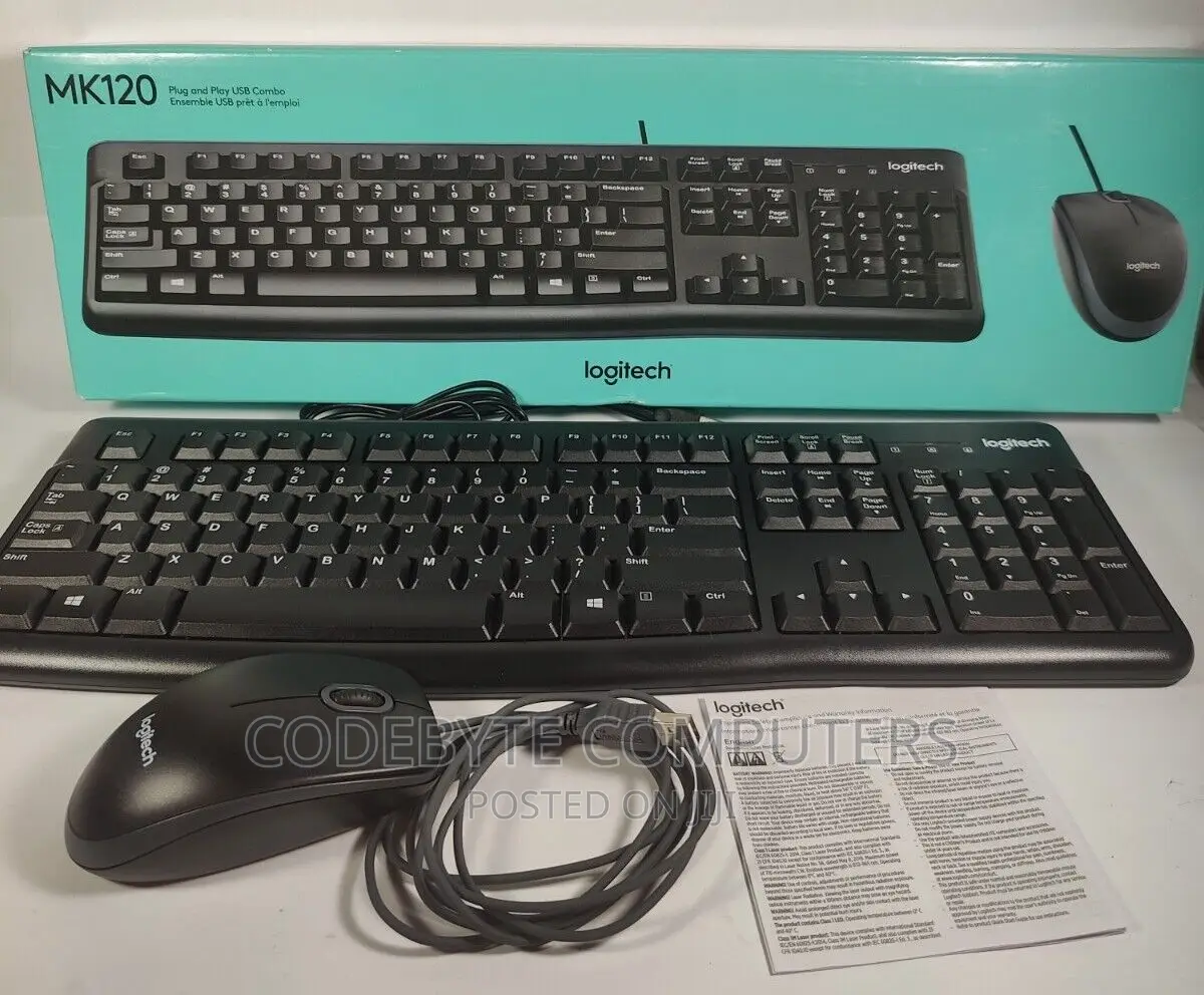 Logitech MK120 Wired Keyboard and Mouse Combo