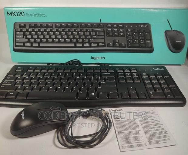 Logitech MK120 Wired Keyboard and Mouse Combo - main view