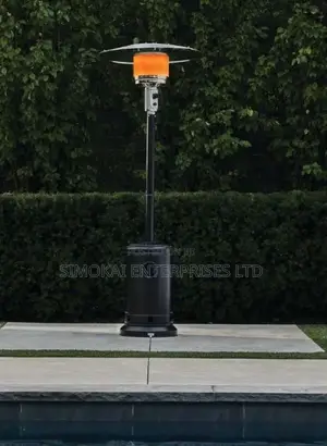 Cylindrical Patio Heater - With Full Propane Tank