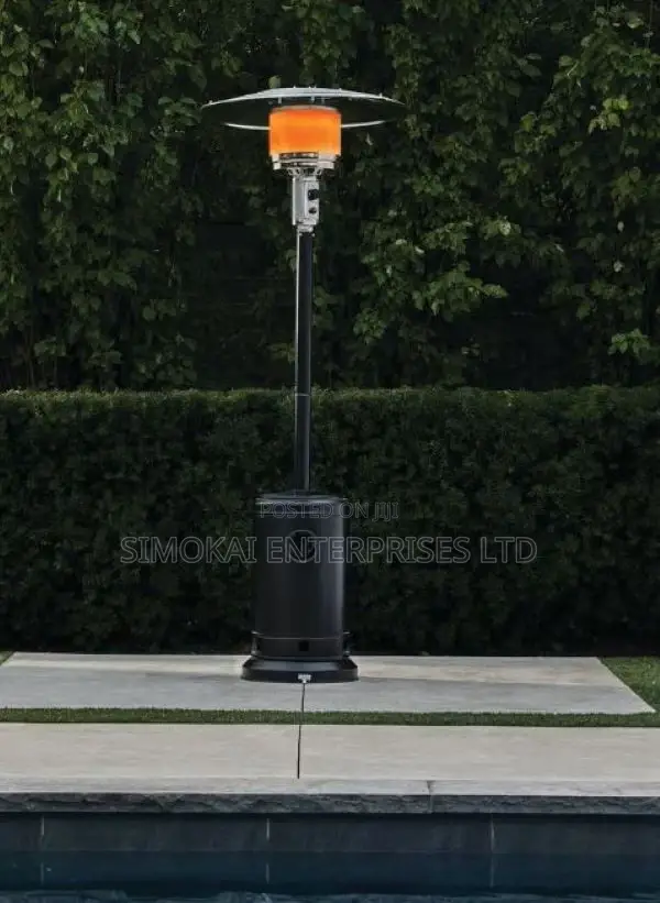 Cylindrical Patio Heater - With Full Propane Tank