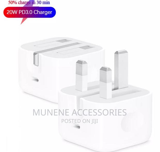 Apple 20W USB C Charging Power Adapter iPhone 11 12 13 14 - thumbnail 3